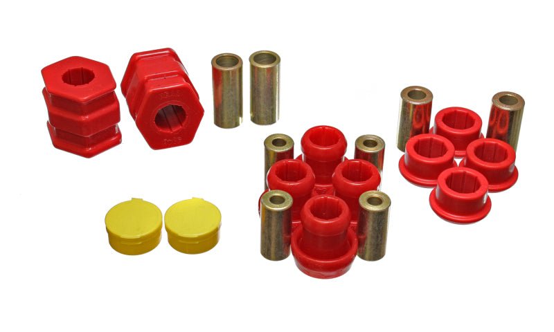 Energy Suspension [99-00 Civic] Front Control Arm Bushing Set - Red Polyurethane - JDMuscleBushing Kitseng16.3115R