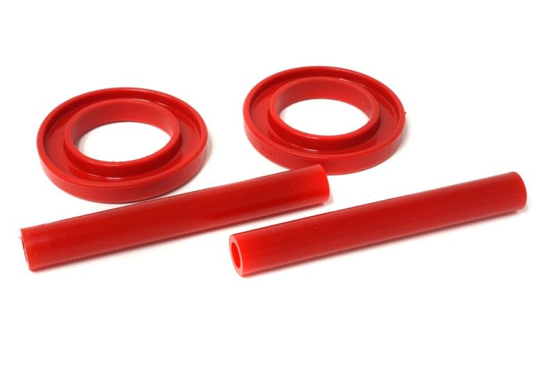 Energy Suspension Hyper - Flex Red Front Spring Isolator Set for Ford Mustang 1988 - 1992 | eng4.6102R - JDMuscleSPK264759