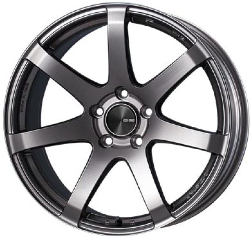 Enkei PF07 19x9 5x114.3 40mm Offset 75mm Bore Dark Silver Wheel - JDMuscleSPK500317
