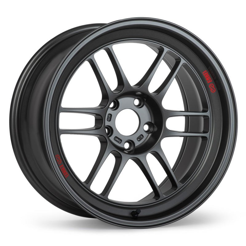 Enkei RPF1RS 18x9.5 5x114.3 12mm Offset 75mm Bore Matte Gunmetal Wheel - JDMuscleSPK541207