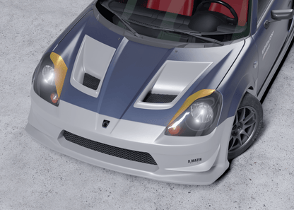 Epsilon+ [00-05 MR2 Spyder ZZW30] Headlight Eyelids - JDMuscleHeadlight Coverssku-41550787018796Fiberglass