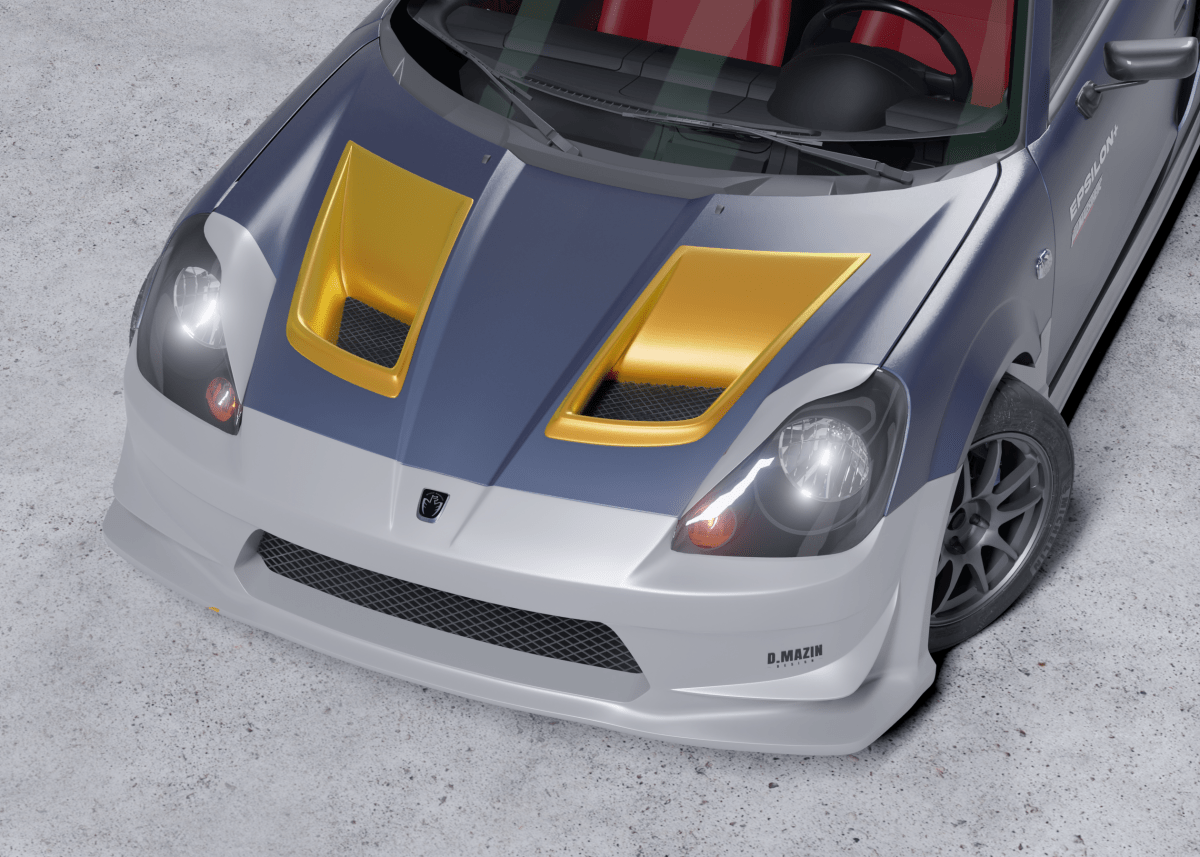 Epsilon+ [00-05 MR2 Spyder ZZW30] Hood Vents - JDMuscleHood Ventssku-41550474706988Fiberglass Vents ONLY