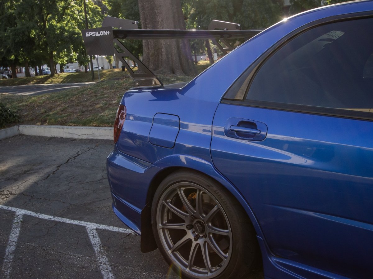 Epsilon+ [01-07 Impreza GD] GT Wing - JDMuscleSpoilers and Wingssku-41704998010924Reverse SwanDry Carbon Fiber Motorsport (8 lbs)