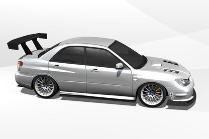 Epsilon+ [01-07 Impreza GD] GT Wing - JDMuscleSpoilers and Wingssku-41704998010924Reverse SwanDry Carbon Fiber Motorsport (8 lbs)