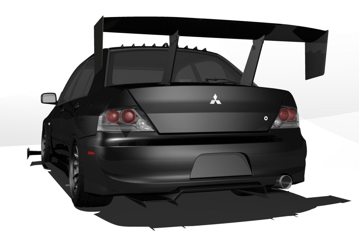 Epsilon+ [05-07 Evo IX CT9A] Diffuser V1+ - JDMuscleVehicle-Specific Diffusersku-40221446864940