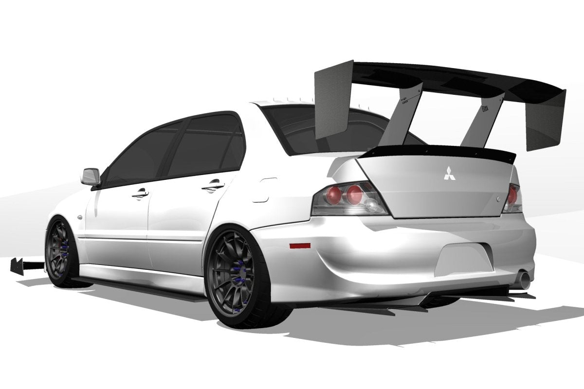 Epsilon+ [05-07 Evo IX CT9A] Diffuser V1+ - JDMuscleVehicle-Specific Diffusersku-40221446864940