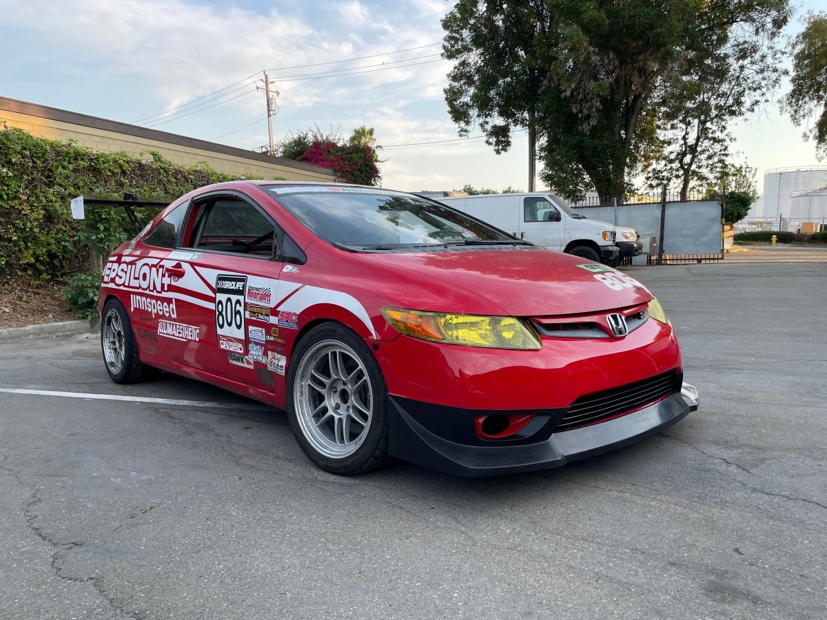 Epsilon+ [06-08 Civic Coupe FG2] Front Lip - JDMuscleFront Lipsku-42916831494188Polyurethane