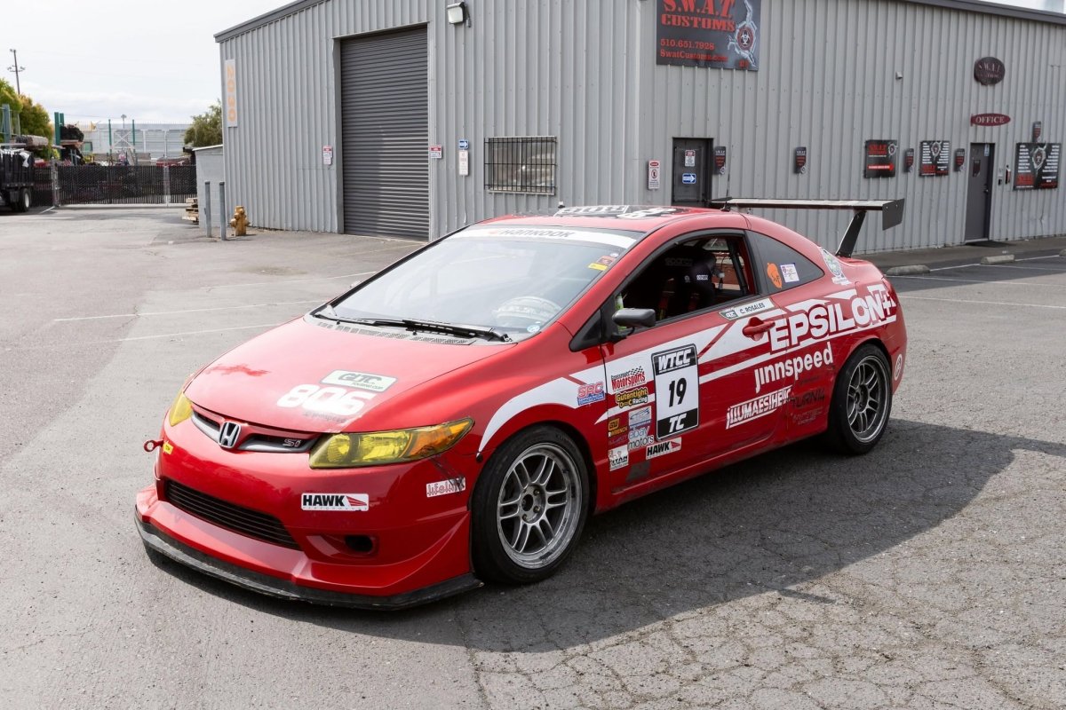Epsilon+ [06-08 Civic Coupe FG2] Front Lip - JDMuscleFront Lipsku-42916831494188Polyurethane