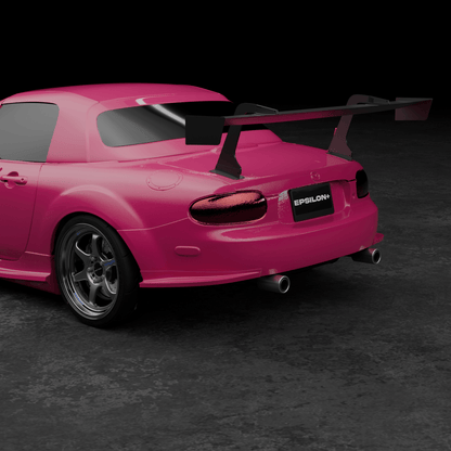 Epsilon+ [06-08 Mazda MX-5 Miata NC1] Rear Spats - JDMuscleSide Skirtssku-44140743688236