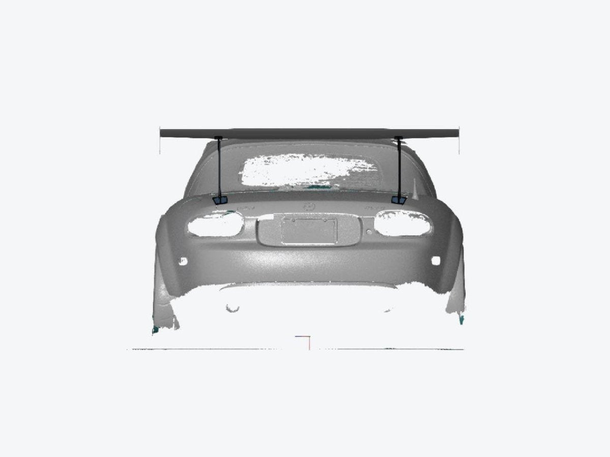 Epsilon+ [06-15 Mazda Miata MX-5 NC] GT Wing - JDMuscleSpoiler and Wing Accessoriessku-42439465304108Carbon Fiber Motorsport (8lbs)Swan Mount (Set Height/CF Only)Standard Flat Sheet