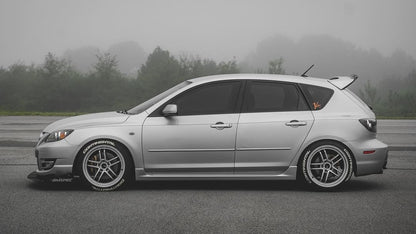 Epsilon+ [07-09 Mazdaspeed3 Gen1 BK] Front Splitter - JDMuscleSplittersku-15021673349155