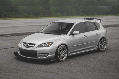 Epsilon+ [07-09 Mazdaspeed3 Gen1 BK] Front Splitter - JDMuscleSplittersku-15021673349155