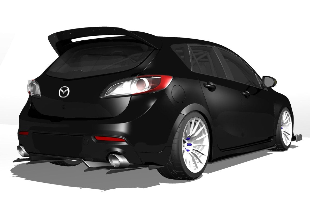 Epsilon+ [10-13 Mazda Mazdaspeed 3 BL] Diffuser V1+ - JDMuscleVehicle-Specific Diffusersku-40221771005996