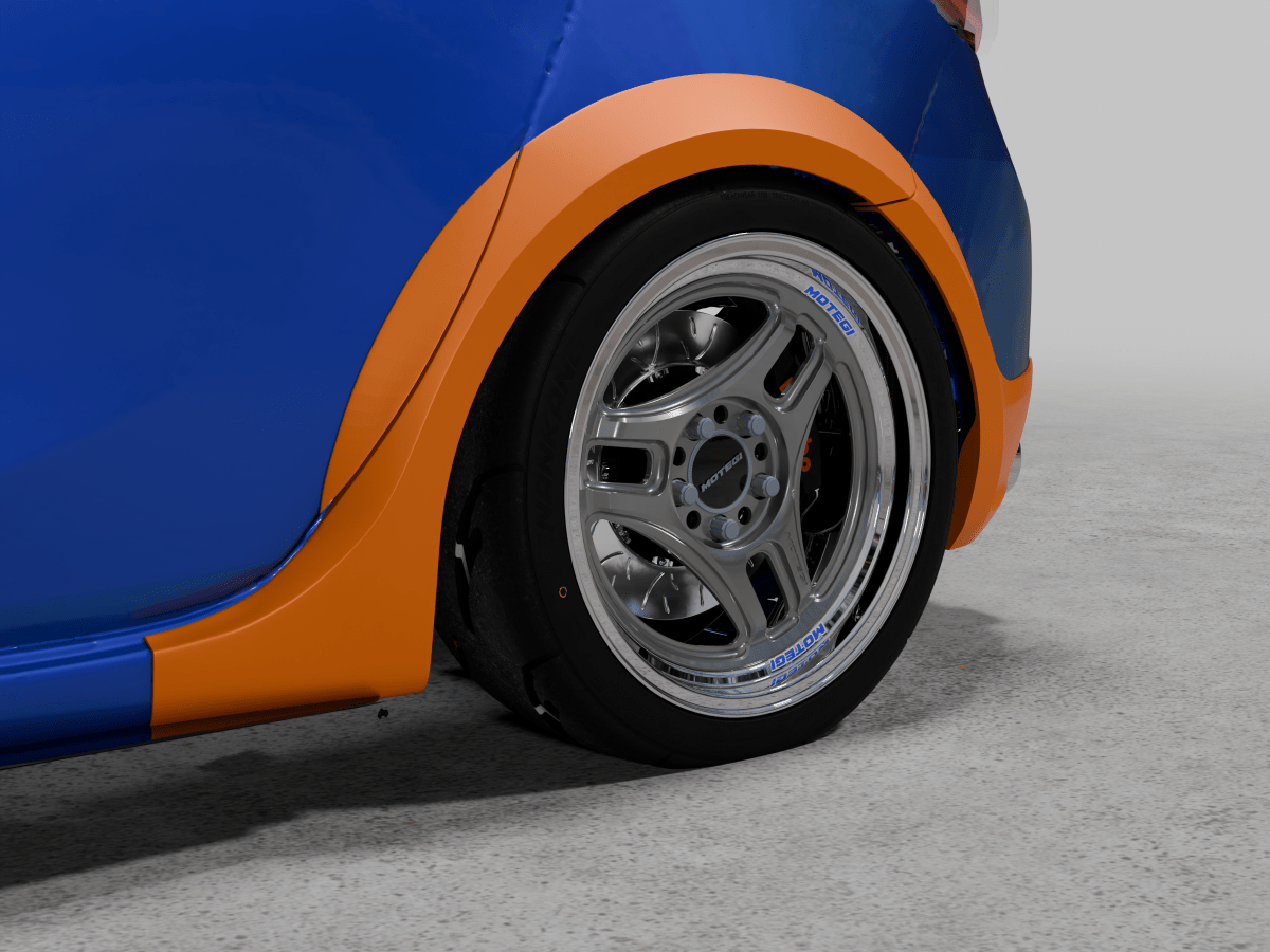 Epsilon+ [10-13 MazdaSpeed 3 BL] Fender Flare Widebody - JDMuscleFenderssku-44004888018988Fiberglass