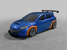 Epsilon+ [10-13 MazdaSpeed 3 BL] Fender Flare Widebody - JDMuscleFenderssku-44004888018988Fiberglass