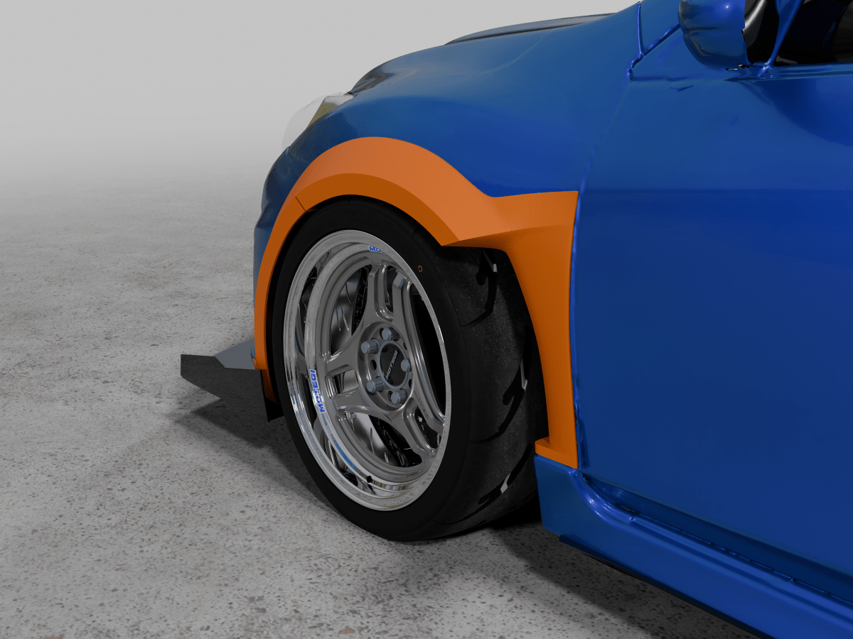 Epsilon+ [10-13 MazdaSpeed 3 BL] Fender Flare Widebody - JDMuscleFenderssku-44004888018988Fiberglass