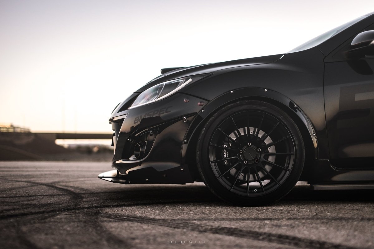 Epsilon+ [10-13 Mazdaspeed3 Gen2 BL] Front Splitter - JDMuscleSplittersku-15021691732003