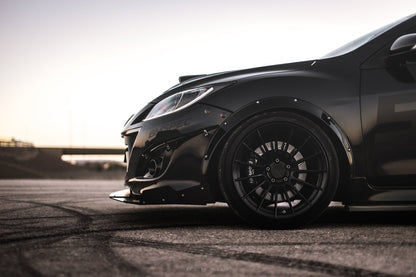 Epsilon+ [10-13 Mazdaspeed3 Gen2 BL] Front Splitter - JDMuscleSplittersku-15021691732003