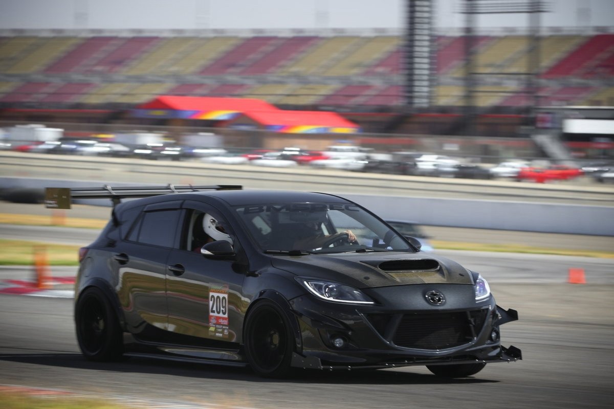 Epsilon+ [10-13 Mazdaspeed3 Gen2 BL] Front Splitter - JDMuscleSplittersku-15021691732003
