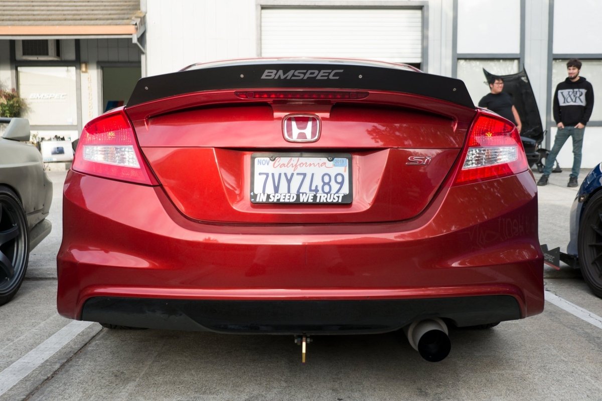Epsilon+ [12-13 Civic Si Trunk Coupe Zenki FG4] Spoiler Extension - JDMuscleSpoilers and Wingssku-40294218825772ACMClear Anodized