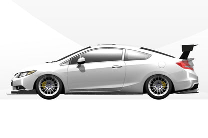 Epsilon+ [12-15 Civic Coupe FG4] Diffuser V1+ - JDMuscleVehicle-Specific Diffusersku-40221369401388