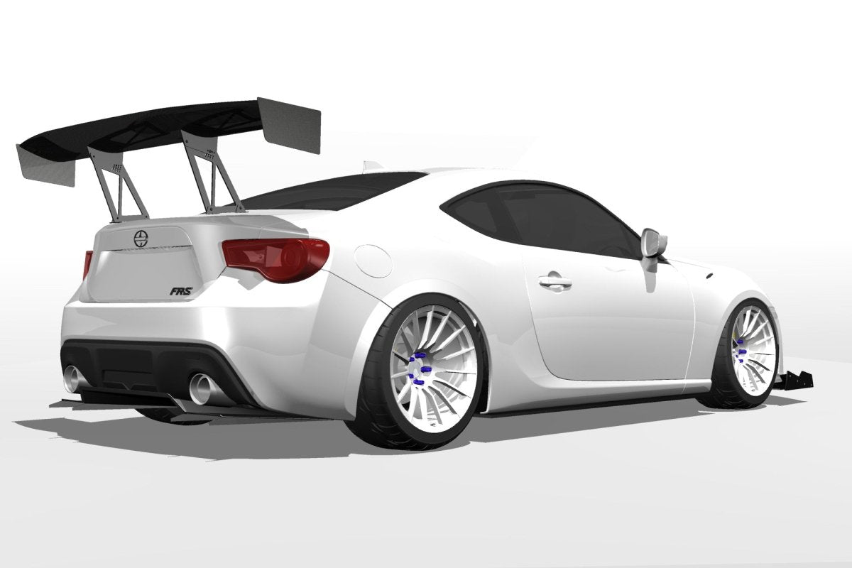 Epsilon+ [13-21 FRS/BRZ/GT86 ZN6/ZC6] GT Wing - JDMuscleGT Wingsku-40220706275372Carbon Fiber Motorsport (6lbs)Swan Mount (Set Height/CF Only)Knife Edged Scalloped