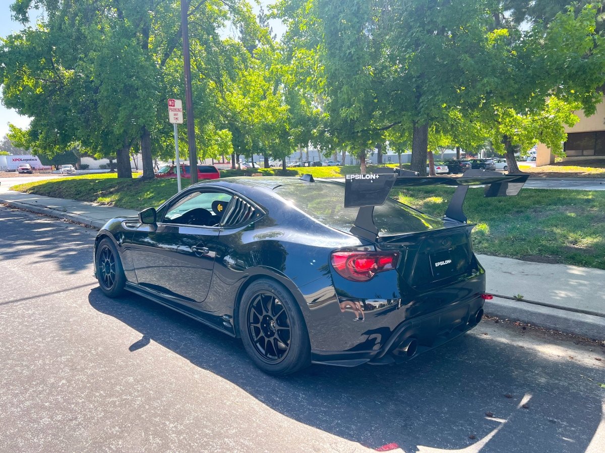 Epsilon+ [13-21 FRS/BRZ/GT86 ZN6/ZC6] GT Wing - JDMuscleGT Wingsku-40220706275372Carbon Fiber Motorsport (6lbs)Swan Mount (Set Height/CF Only)Knife Edged Scalloped