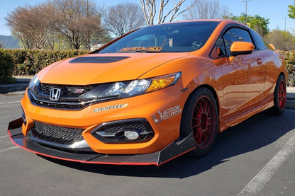 Epsilon+ [14-15 Civic Si Coupe FG4] Front Splitter - JDMuscleSplittersku-15021966065699