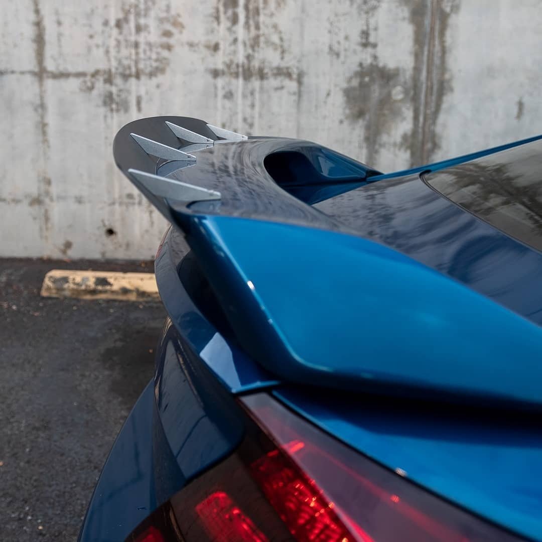 Epsilon+ [14-15 Civic Si Spoiler Coupe Kouki FG4] Spoiler Extension - JDMuscleSpoilers and Wingssku-40294195298348ACMClear Anodized