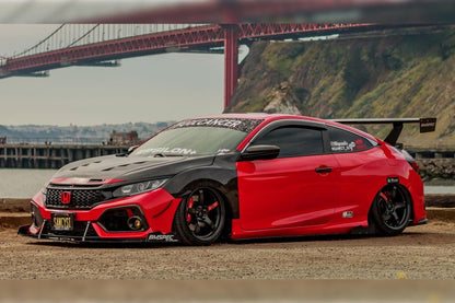 Epsilon+ [17-21 Civic Si Coupe FC3] GT Wing - JDMuscleSpoilers and Wingssku-41406528716844Carbon Fiber MotorsportSwan Mount