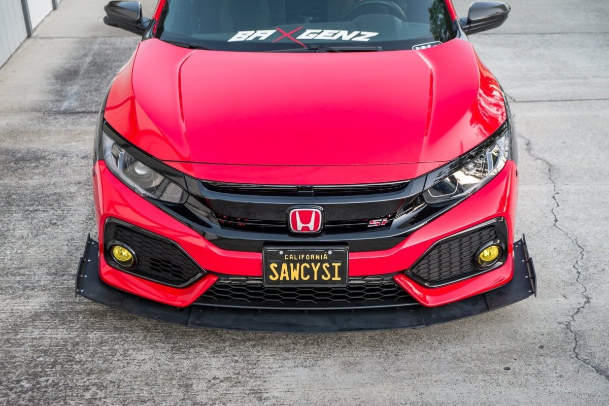 Epsilon+ [17-21 Civic Si Coupe/Sedan FC1/FC3] Front Splitter - JDMuscleSplittersku-15021848985635