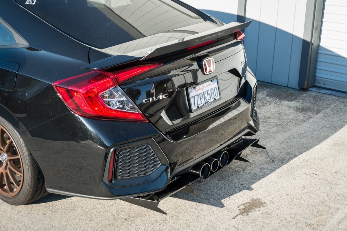 Epsilon+ [17-21 Civic Si Sedan FC1] Diffuser V1C+ - JDMuscleDiffusers and Vortex Generatorssku-15106932080675