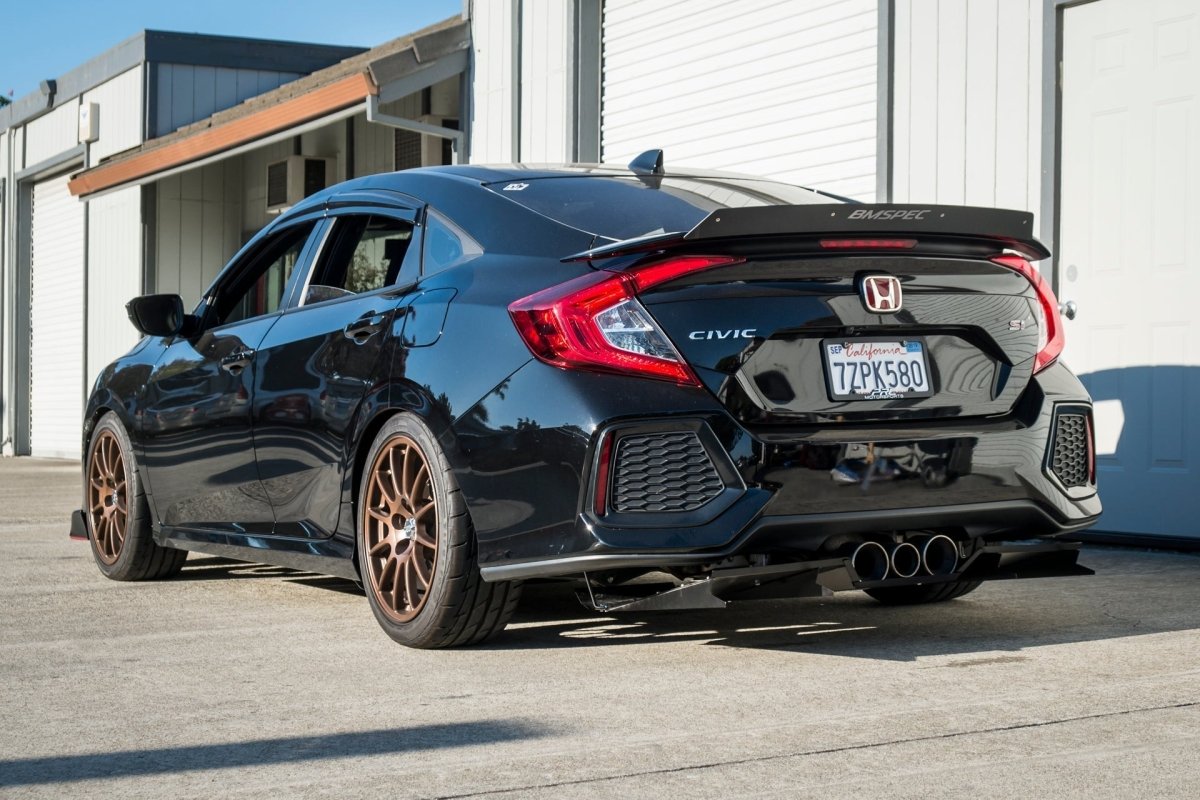 Epsilon+ [17-21 Civic Si Sedan FC1] Diffuser V1C+ - JDMuscleDiffusers and Vortex Generatorssku-15106932080675