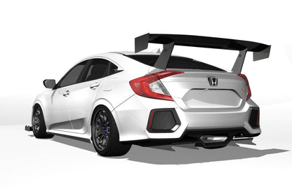 Epsilon+ [17-21 Civic Si Sedan FC1] GT Wing - JDMuscleSpoilers and Wingssku-40217758957612Carbon Fiber Motorsport (6lbs)10.5