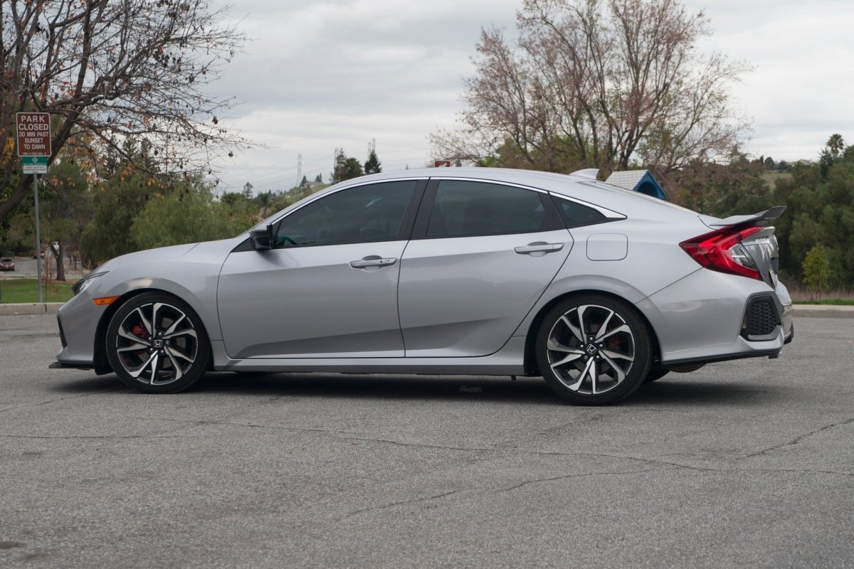 Epsilon+ [17-21 Civic Si Sedan FC1] Spoiler Extension - JDMuscleSpoilers and Wingssku-40294297829420ACMClear Anodized