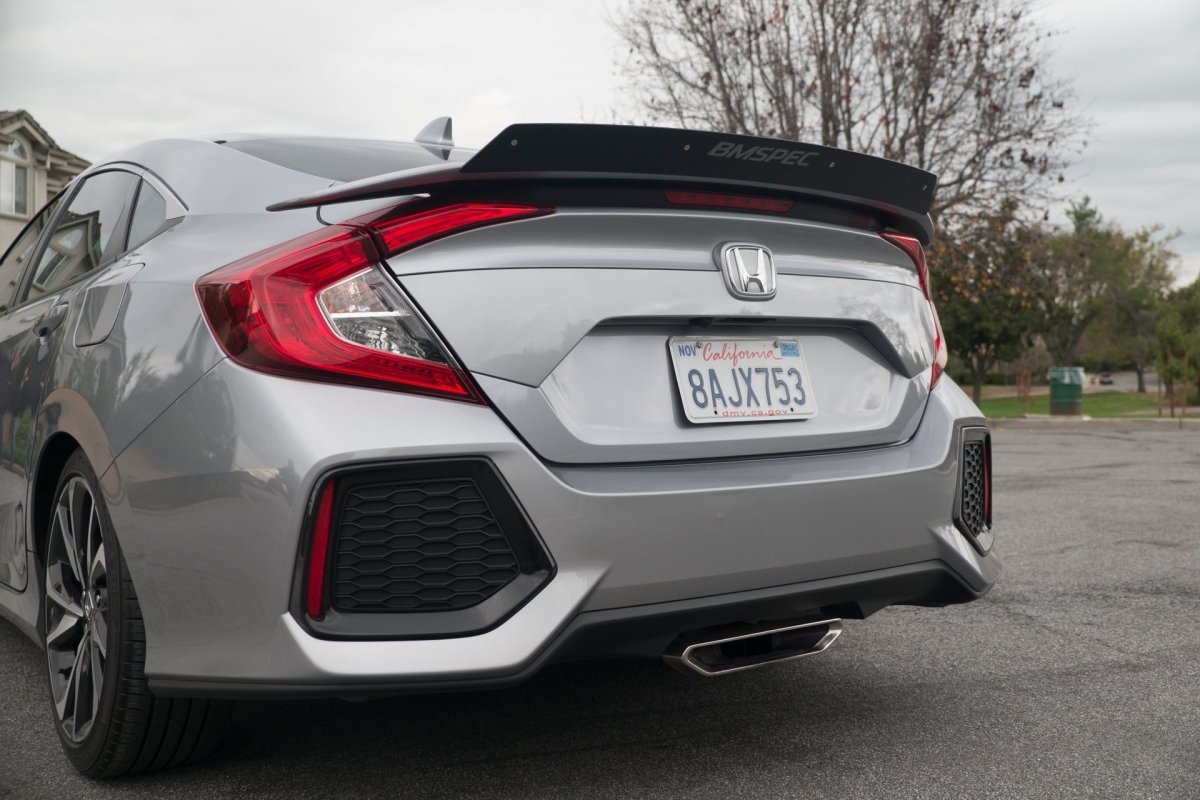 Epsilon+ [17-21 Civic Si Sedan FC1] Spoiler Extension - JDMuscleSpoilers and Wingssku-40294297829420ACMClear Anodized