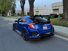 Epsilon+ [17-21 Civic Type R / Civic Sport FK7/FK8] GT Wing - JDMuscleSpoilers and Wingssku-40763211513900Carbon Fiber Motorsport (6lbs)Swan Mount (Set Height/CF Only)Knife Edged Scalloped