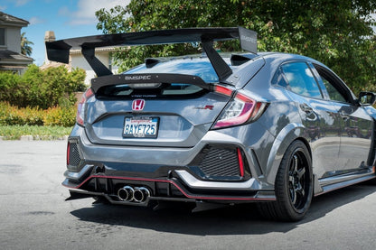 Epsilon+ [17-21 Civic Type R / Civic Sport FK7/FK8] GT Wing - JDMuscleSpoilers and Wingssku-40763211513900Carbon Fiber Motorsport (6lbs)Swan Mount (Set Height/CF Only)Knife Edged Scalloped