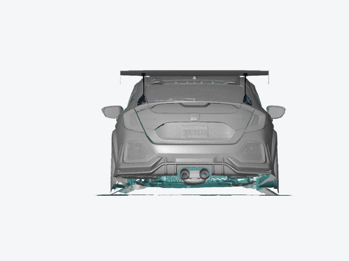 Epsilon+ [17-21 Civic Type R / Civic Sport FK7/FK8] GT Wing - JDMuscleSpoilers and Wingssku-40763211513900Carbon Fiber Motorsport (6lbs)Swan Mount (Set Height/CF Only)Knife Edged Scalloped
