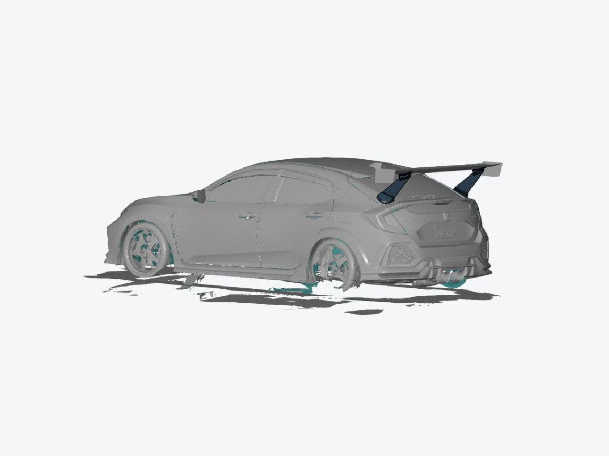 Epsilon+ [17-21 Civic Type R / Civic Sport FK7/FK8] GT Wing - JDMuscleSpoilers and Wingssku-40763211513900Carbon Fiber Motorsport (6lbs)Swan Mount (Set Height/CF Only)Knife Edged Scalloped
