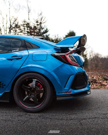 Epsilon+ [17-21 Civic Type R FK8] Double Spoiler Extension - JDMuscleSpoilers and Wingssku-40294107054124ACMClear Anodized