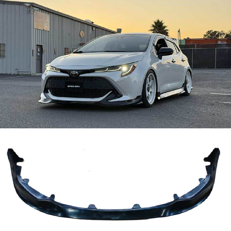 Epsilon+ [19-22 COROLLA HATCHBACK ZENKI] Front Lip - JDMuscleFront LipEP-CHB-FL-PUPolyurethane (Unpainted)