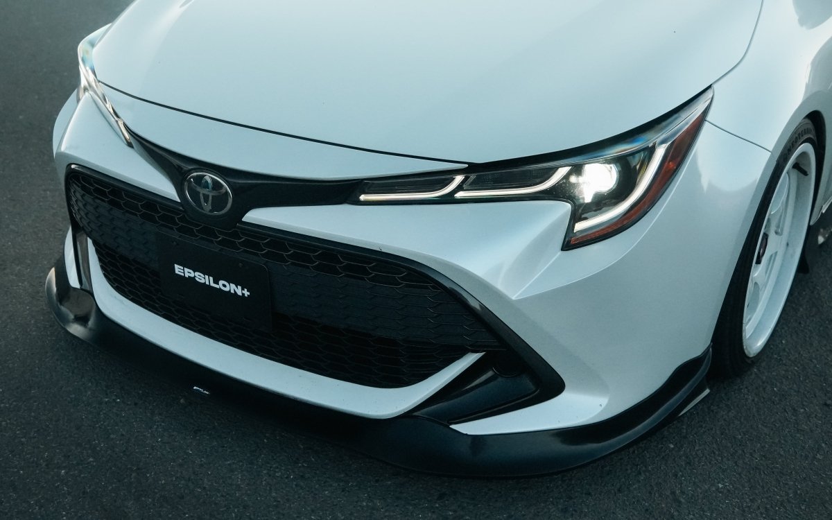 Epsilon+ [19-22 COROLLA HATCHBACK ZENKI] Front Lip - JDMuscleFront LipEP-CHB-FL-PUPolyurethane (Unpainted)