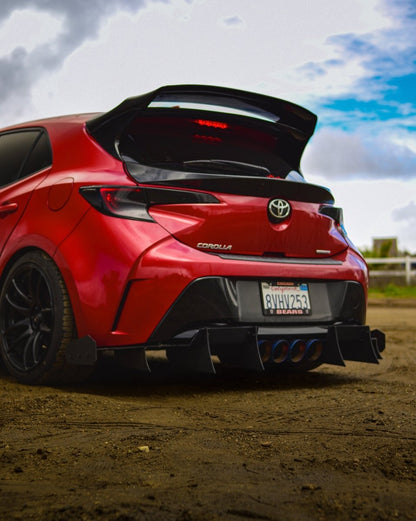 Epsilon+ [19-26 COROLLA HATCHBACK E210] WRC Wing V3 - JDMuscleSpoilers and WingsEP-GRC-WRC-ABS[BACKORDER] ABS (Gloss Black Finish)