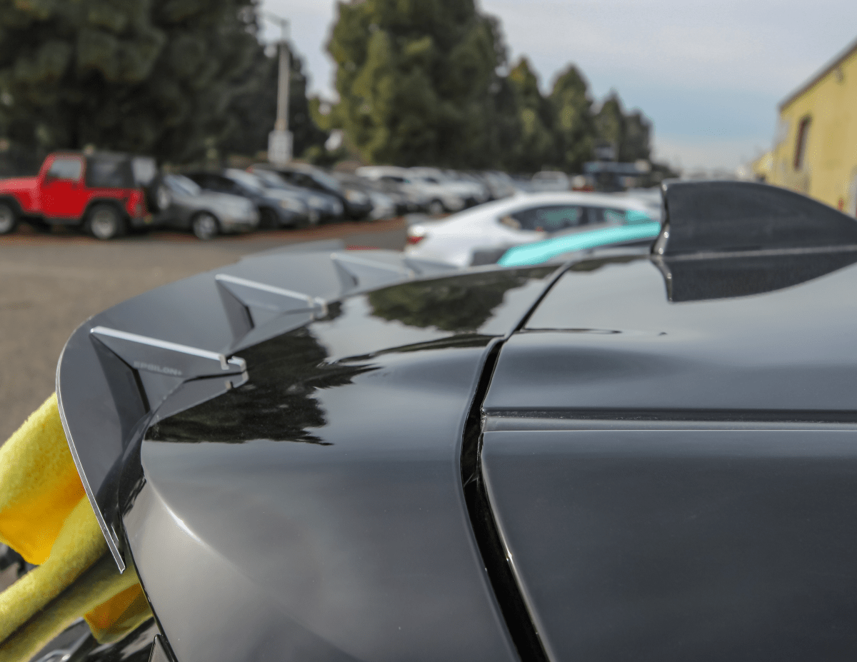 Epsilon+ [19-26 Corolla Hatchback / GR Corolla E210] Spoiler Extension - JDMuscleSpoilers and Wingssku-40976238379052Stock Hatch (Wingless)ACMClear Anodized