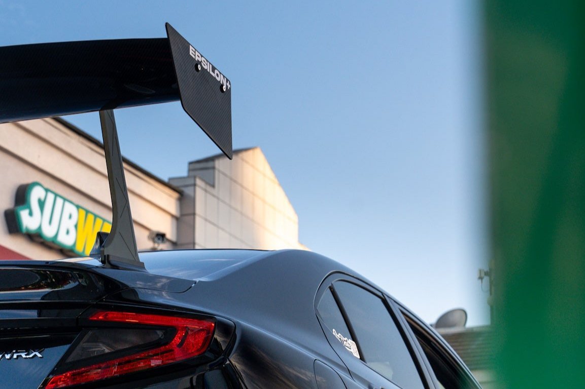 Epsilon+ [22-24 WRX VB] GT Wing - JDMuscleSpoilers and Wingssku-43725625917484Carbon Fiber Motorsport (15lbs)CNC 5-Axis