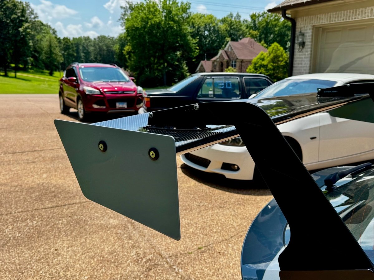 Epsilon+ [22-26 Civic Type R FL5] GT Wing - JDMuscleSpoiler and Wing Accessoriessku-42439352811564Carbon Fiber Motorsport (6lbs)Swan Mount (Set Height/CF Only)Knife Edged Scalloped