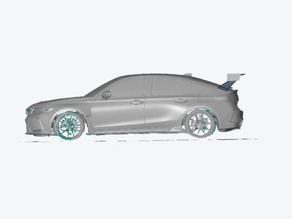 Epsilon+ [22-26 Civic Type R FL5] GT Wing - JDMuscleSpoiler and Wing Accessoriessku-42439352811564Carbon Fiber Motorsport (6lbs)Swan Mount (Set Height/CF Only)Knife Edged Scalloped