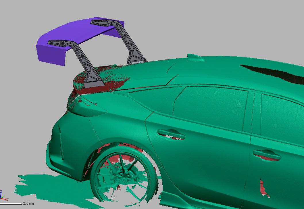 Epsilon+ [22-26 Civic Type R FL5] GT Wing - JDMuscleSpoiler and Wing Accessoriessku-42439352811564Carbon Fiber Motorsport (6lbs)Swan Mount (Set Height/CF Only)Knife Edged Scalloped