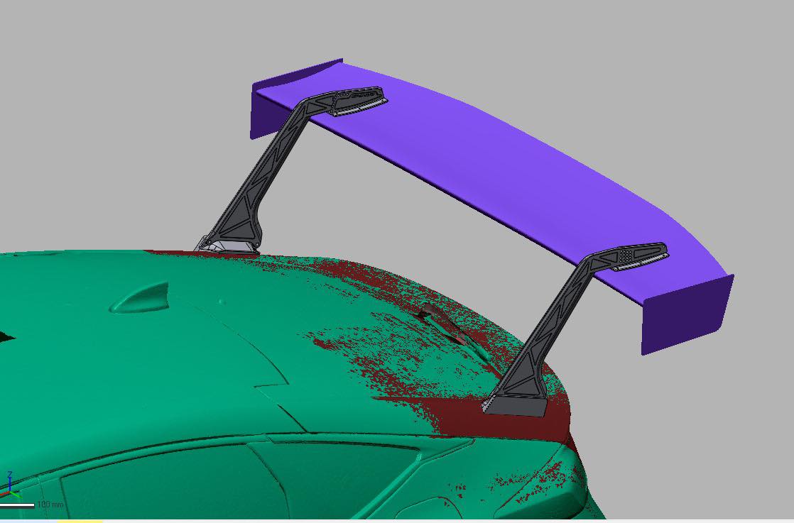 Epsilon+ [22-26 Civic Type R FL5] GT Wing - JDMuscleSpoiler and Wing Accessoriessku-42439352811564Carbon Fiber Motorsport (6lbs)Swan Mount (Set Height/CF Only)Knife Edged Scalloped